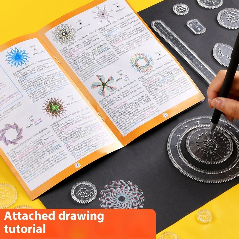 Spirograph Variety Drawing Ruler Educational Toys