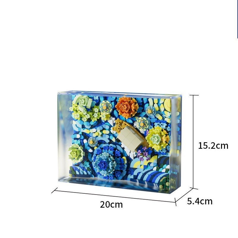 Creative Decoration Children Assembling Building Blocks Toys