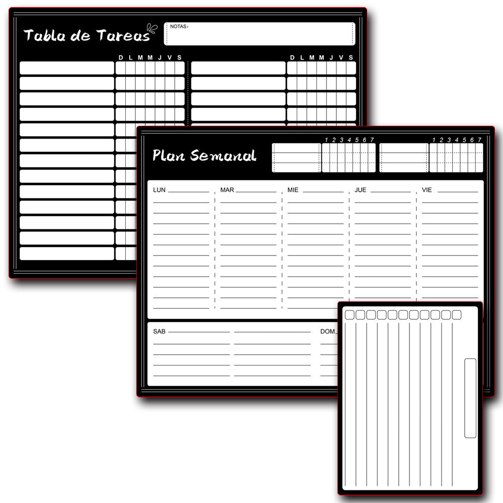 Calendar Magnetic White-board Wall Sticker Learning Schedule Refridgerator Magnets Message Board