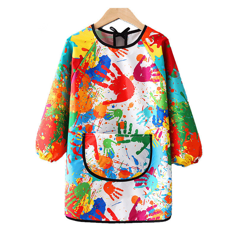 Waterproof Smock Children Art Drawing Apron