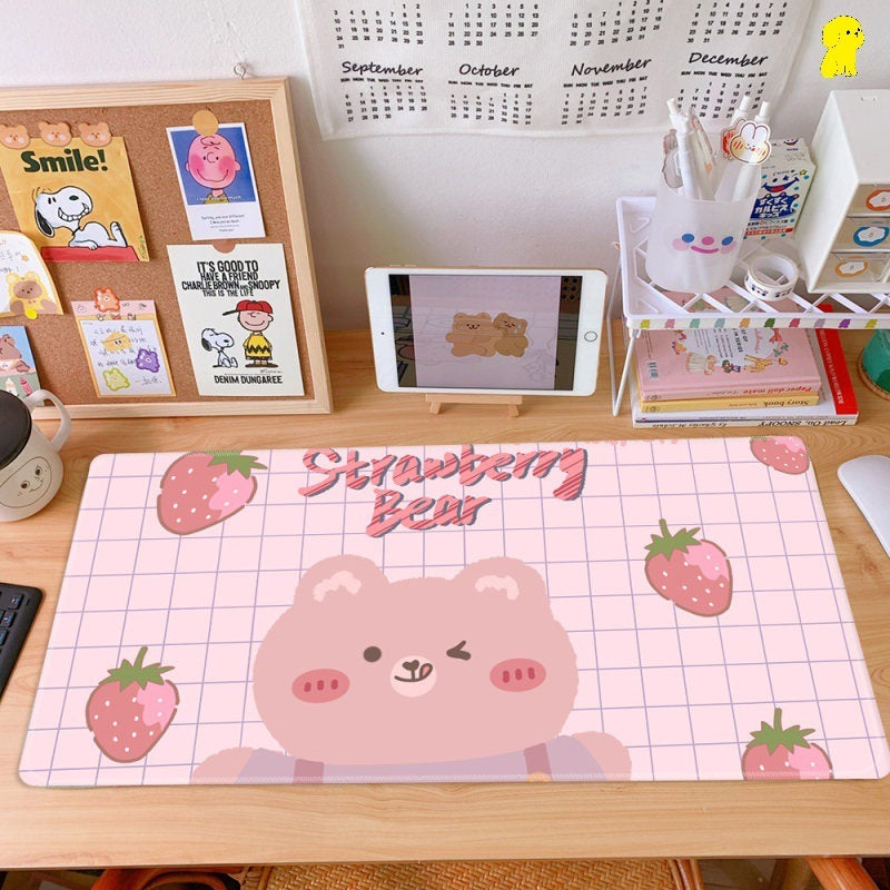 Cherry Mouse Pad Girl Japanese Study Desk Mat Student Desk Mat