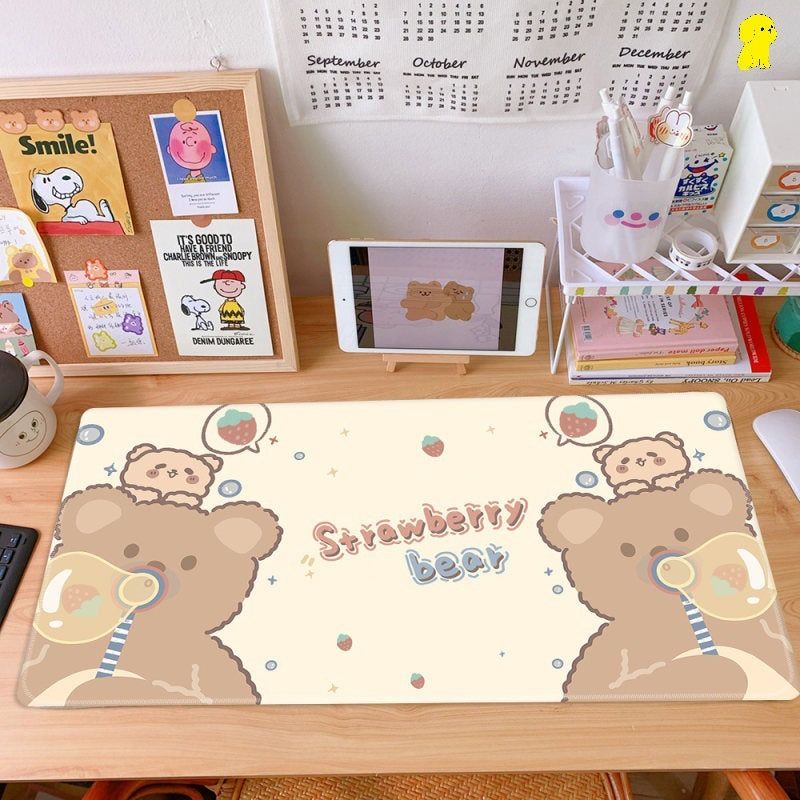 Cherry Mouse Pad Girl Japanese Study Desk Mat Student Desk Mat