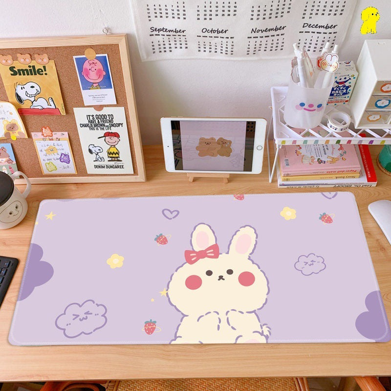 Cherry Mouse Pad Girl Japanese Study Desk Mat Student Desk Mat