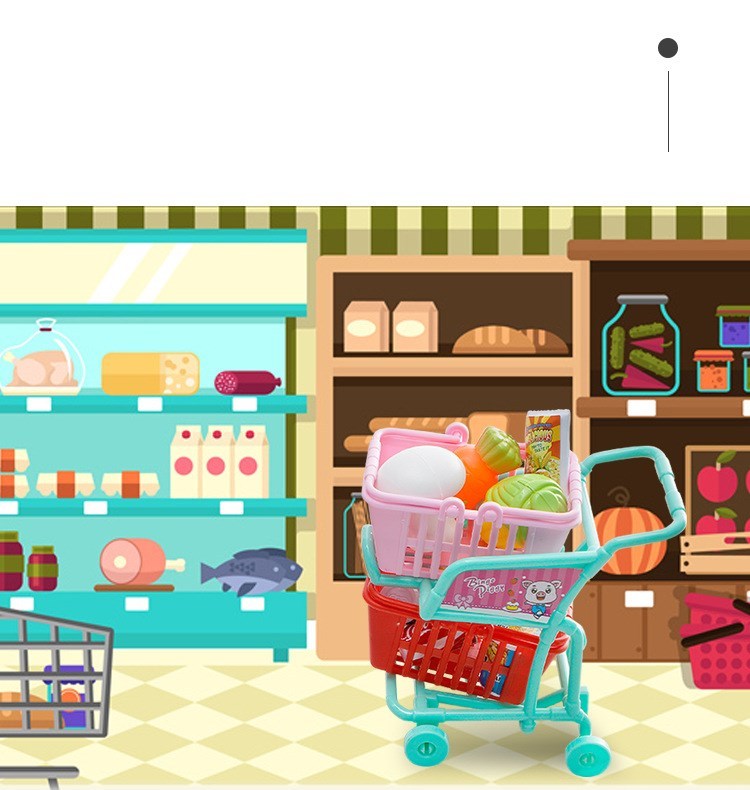 Supermarket puzzle hanging board