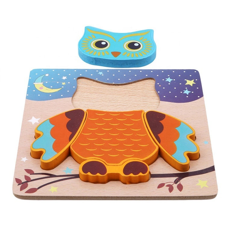 Three-dimensional board jigsaw puzzle