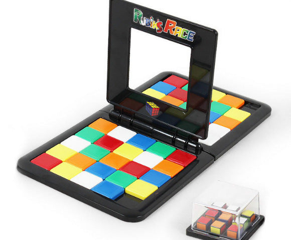 Color Battle Square Race Game Parent-Child Square Desktop Kids Puzzles Learning Educational Toys Anti Stress Boys Girls Gifts