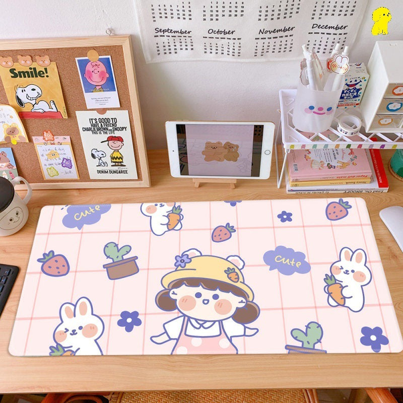 Cherry Mouse Pad Girl Japanese Study Desk Mat Student Desk Mat