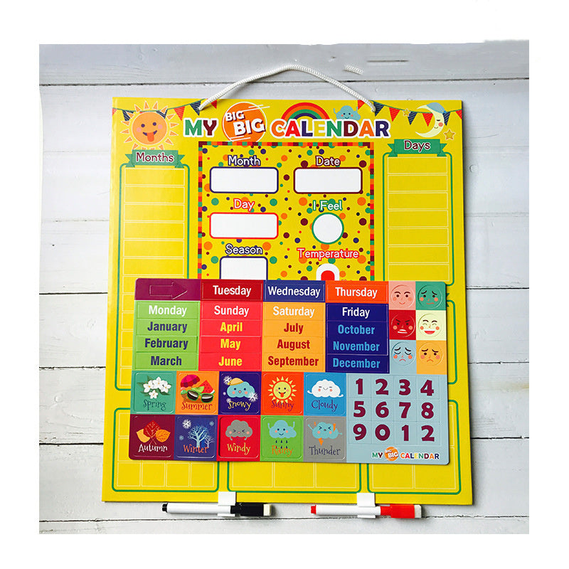 Creative English Weather Calendar Magnetic Board