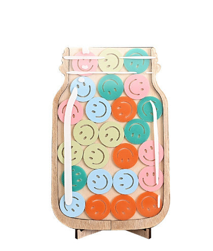 Children's XINGX Reward Cans Points Reward Learning Self-discipline Reward Cans 25 XINGX Wooden Decoration