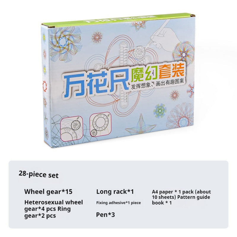 Spirograph Variety Drawing Ruler Educational Toys