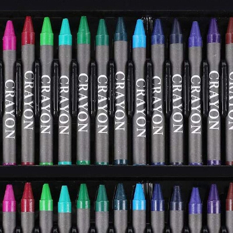 Wooden Box Brush Set Children's Drawing Set