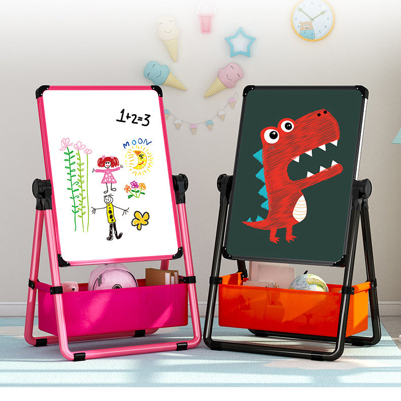 Children's Drawing Board Magnetic Double-face Liftable Blackboard