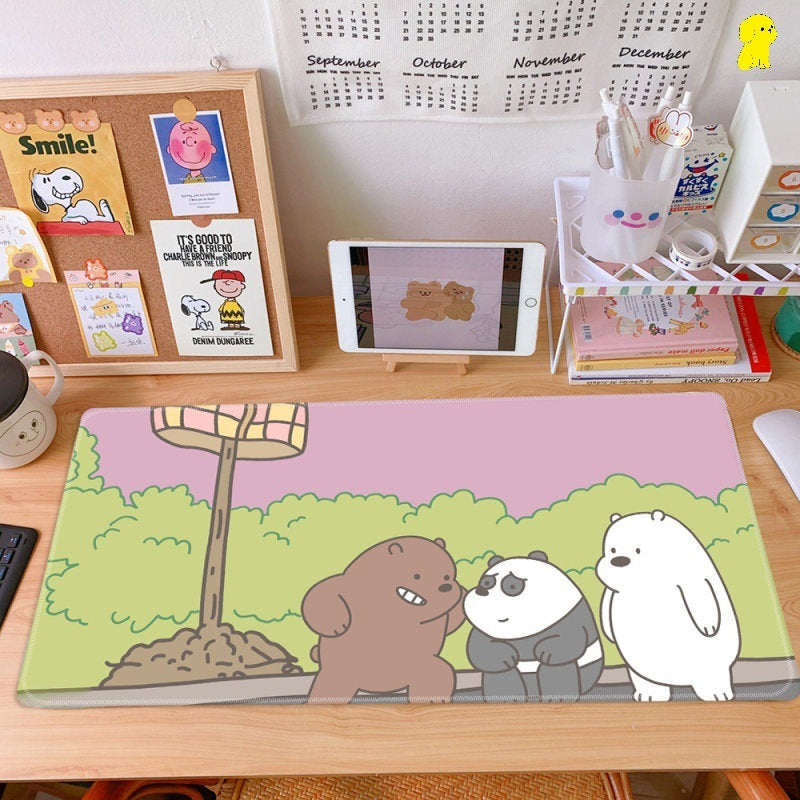 Cherry Mouse Pad Girl Japanese Study Desk Mat Student Desk Mat