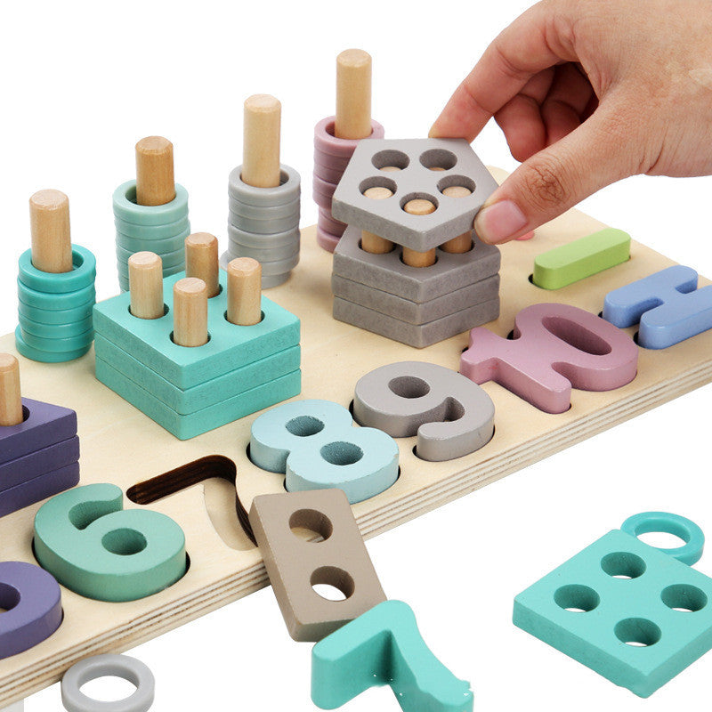 Toy digital puzzle blocks