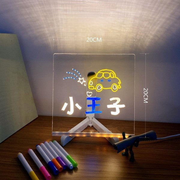 Erasable Anti-flower Drawing Luminous Hanging Fluorescent Screen