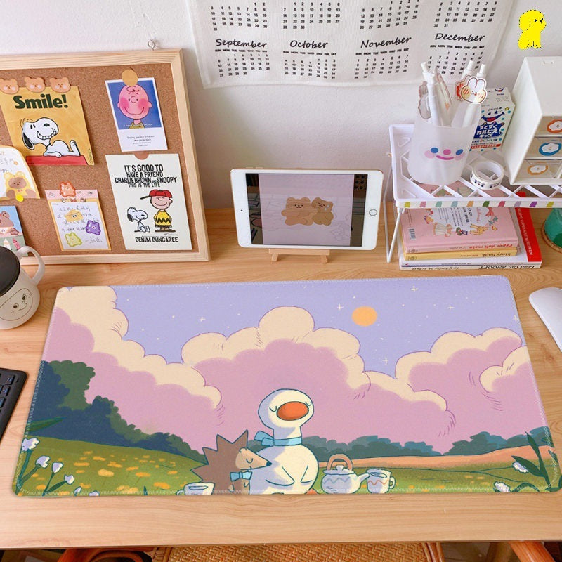 Cherry Mouse Pad Girl Japanese Study Desk Mat Student Desk Mat