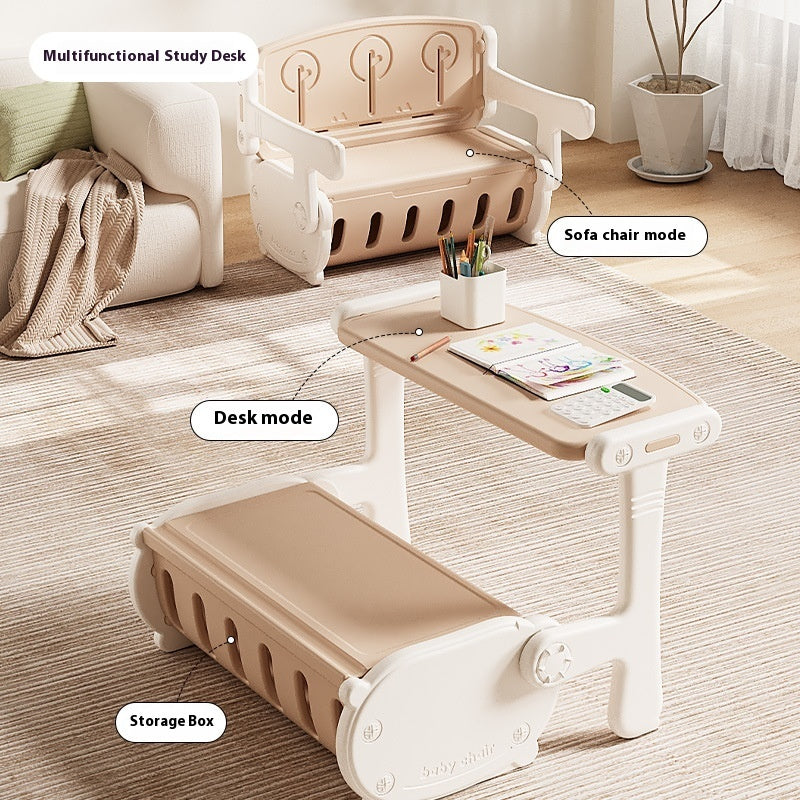 Children's Multifunctional Learning Desk And Chair Set
