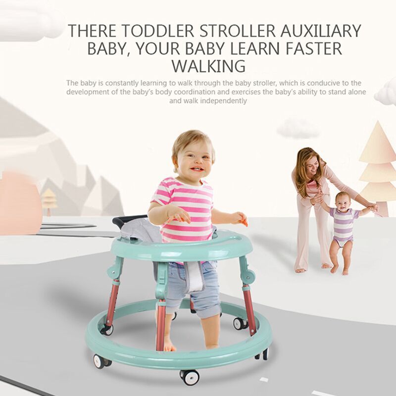 Baby Learning Multifunctional Anti Rollover Can Sit And Push Trolley
