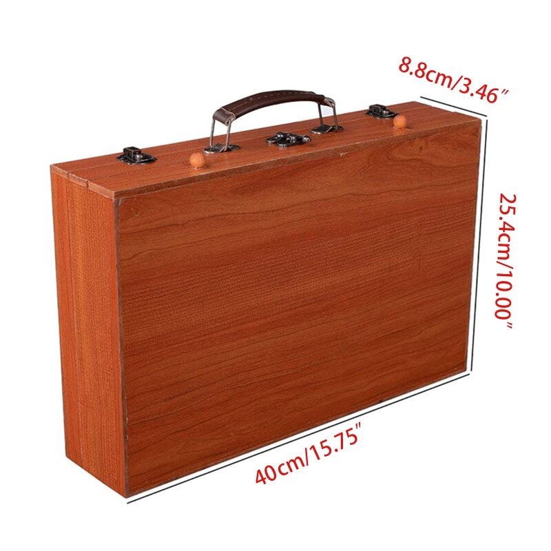 Wooden Box Brush Set Children's Drawing Set