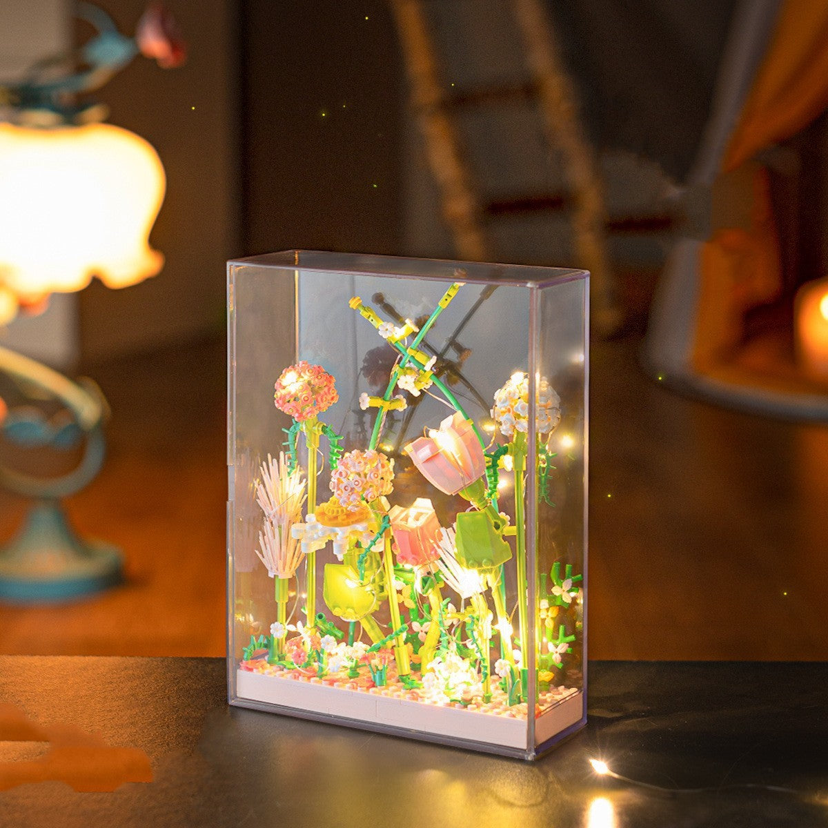 Creative Decoration Children Assembling Building Blocks Toys