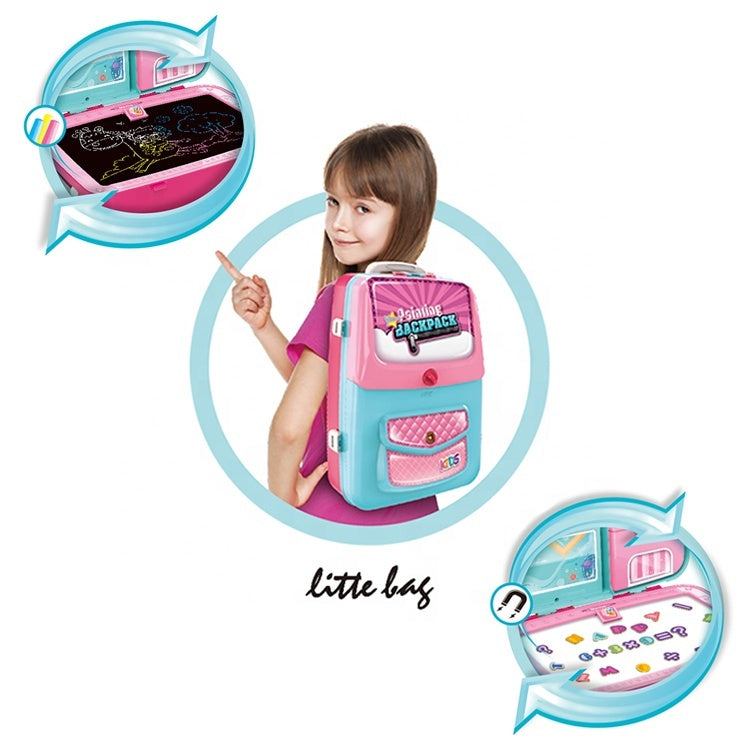 3 in 1 backpack drawing board learning set
