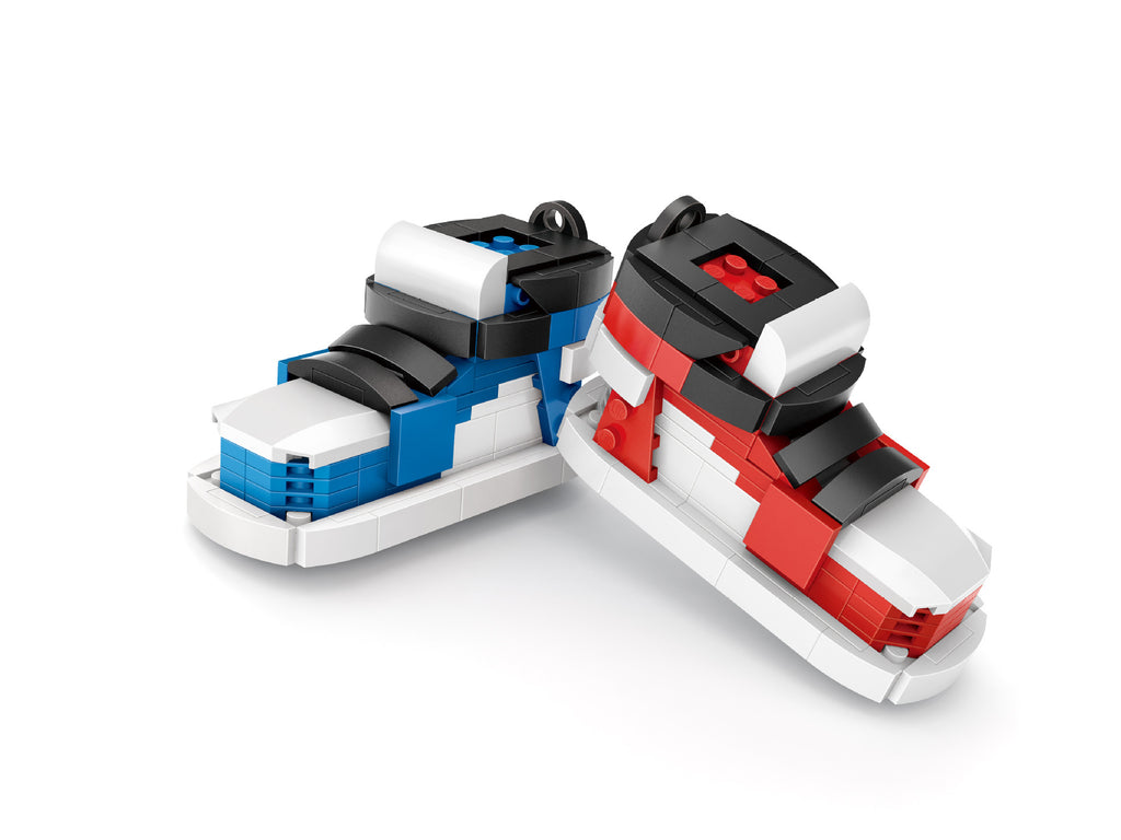 Small Particles Couple Sports Shoes Sneakers Building Block Model Toy