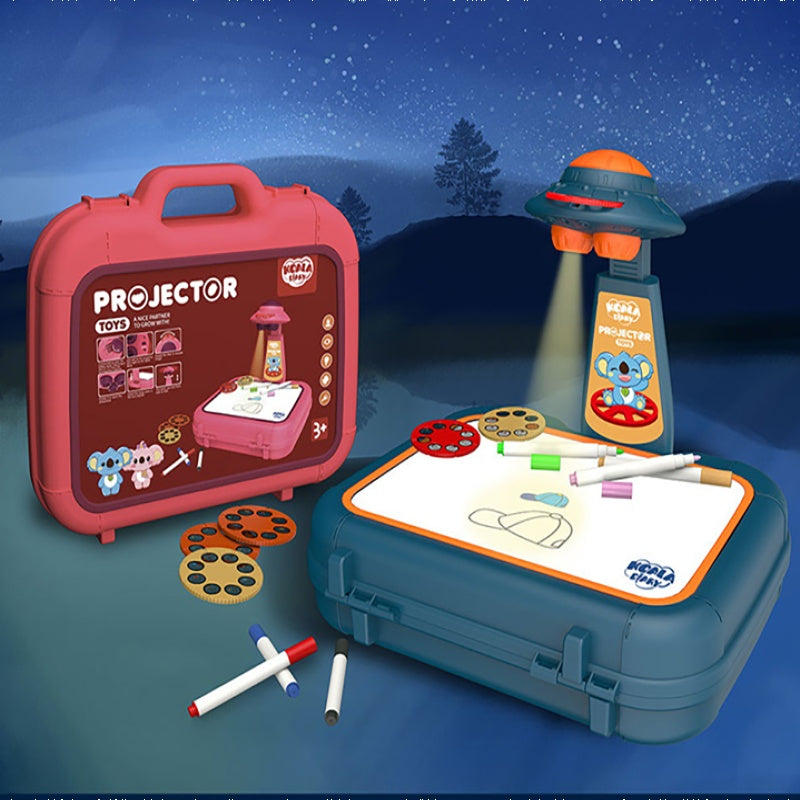 Children's  Drawing Machine Projection Suitcase