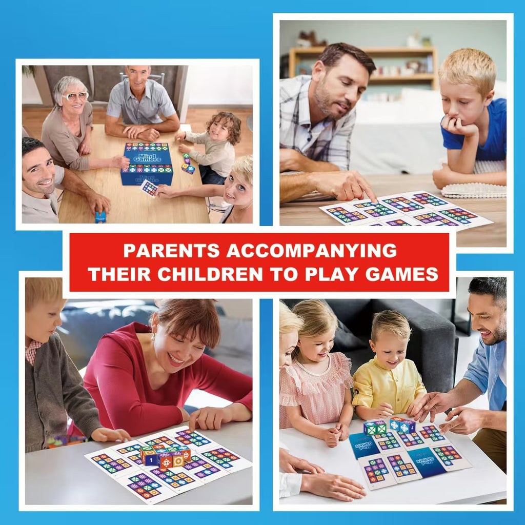 Children's Family Board Game Board Space Logic Block Puzzle Interactive Toy
