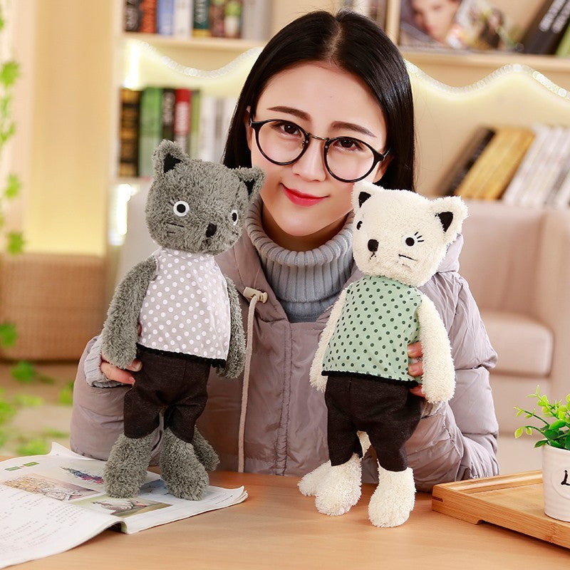 A Variety Of Dressing Kitty Plush Toys Cat Lovers Doll Ragdoll Gifts