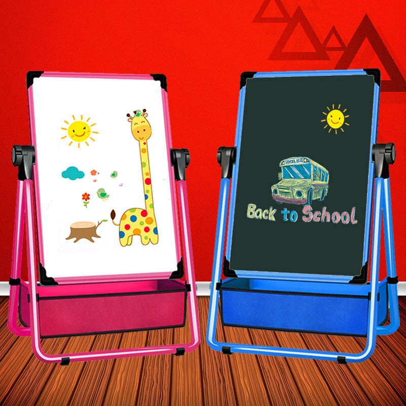 Children's Drawing Board Magnetic Double-face Liftable Blackboard