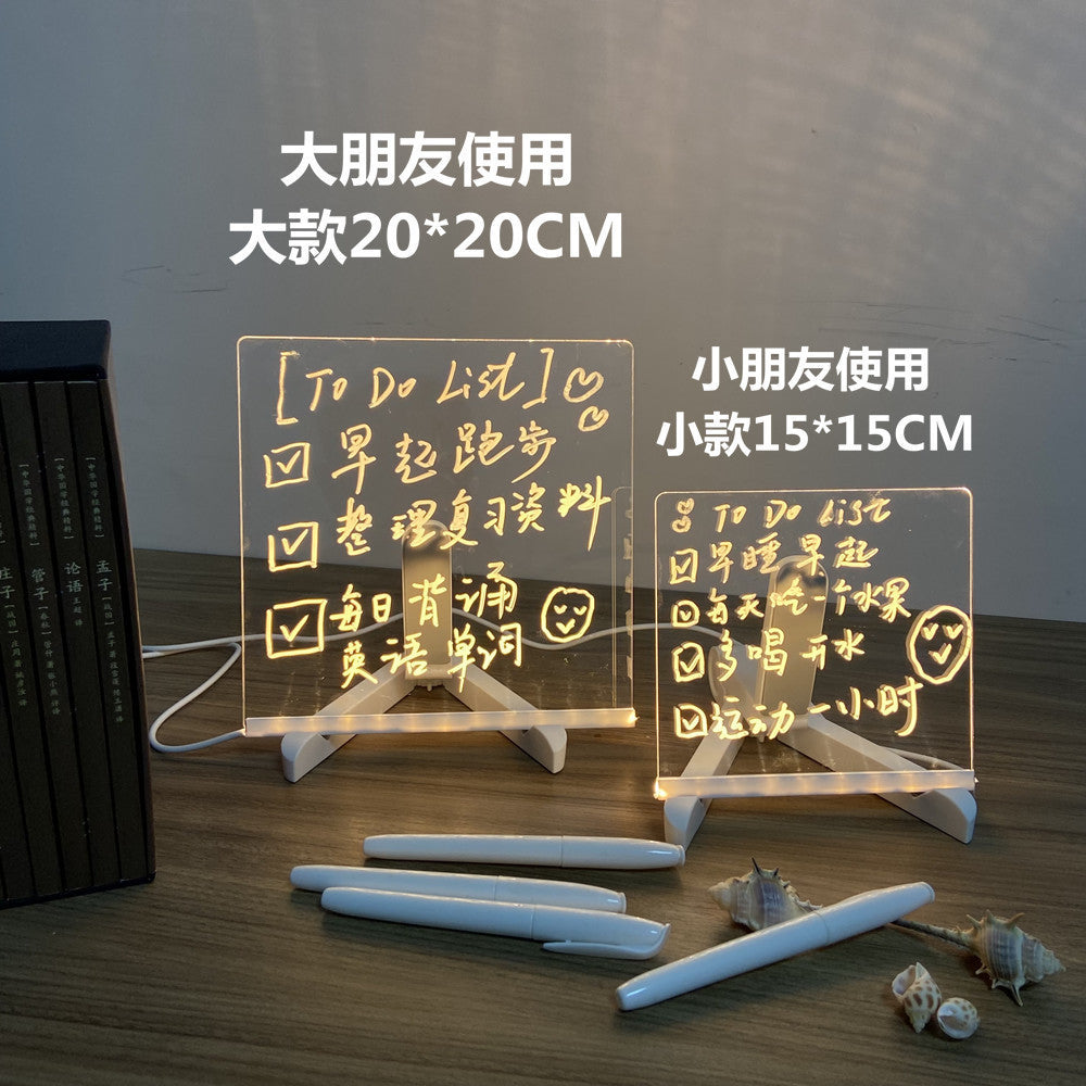 Erasable Anti-flower Drawing Luminous Hanging Fluorescent Screen