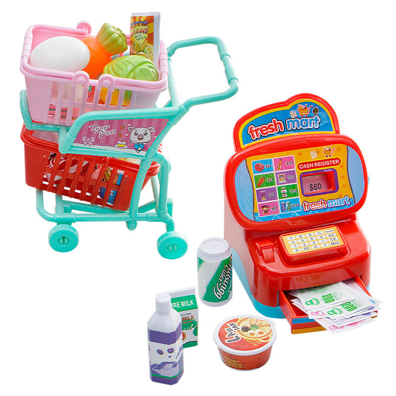 Supermarket puzzle hanging board