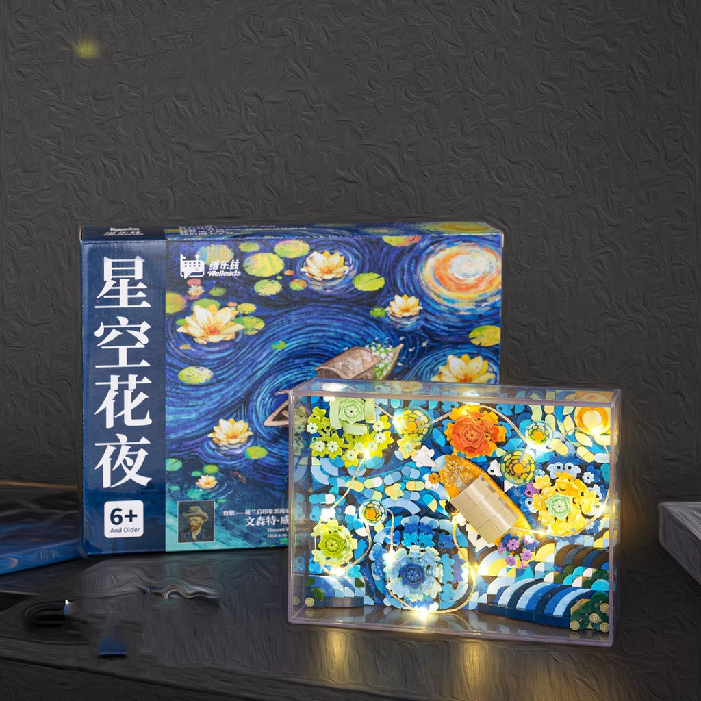 Creative Decoration Children Assembling Building Blocks Toys