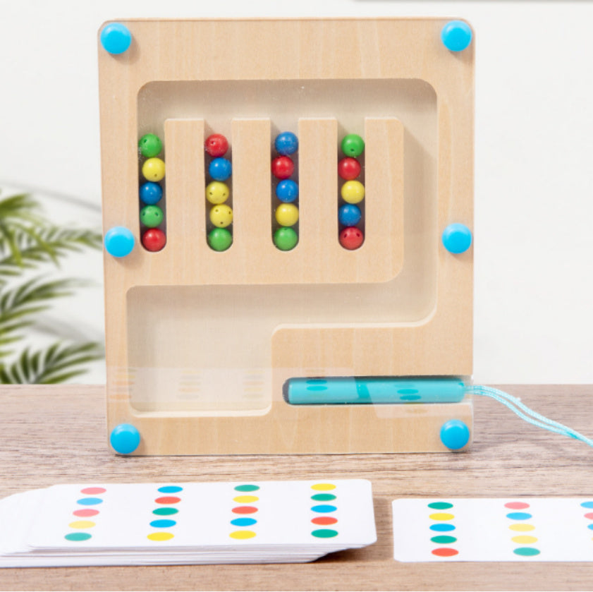 Children's Magnetic Shape Color Moving Board Toy