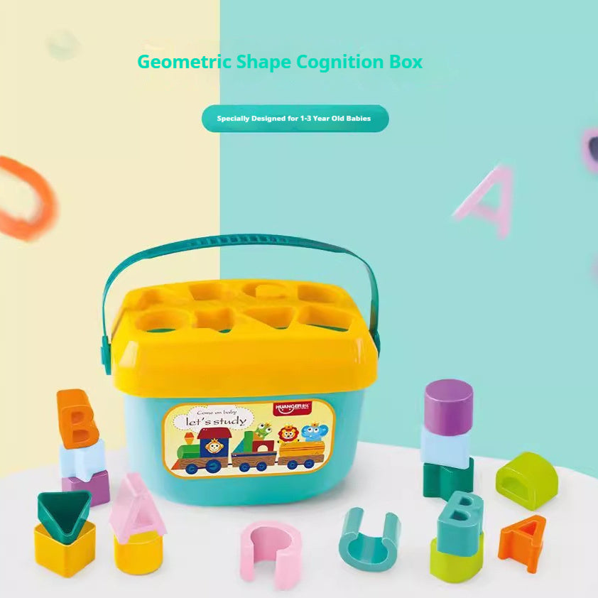 Baby Early Education Six-sided Box Building Blocks Shape Matching Toys