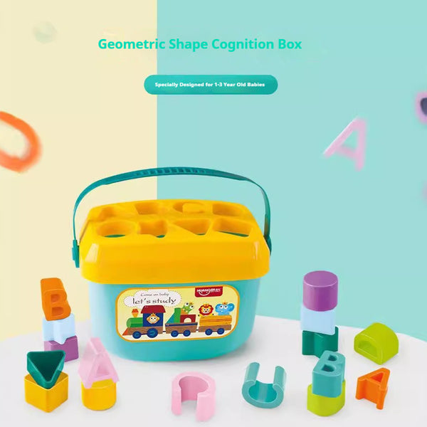 Baby Early Education Six-sided Box Building Blocks Shape Matching Toys