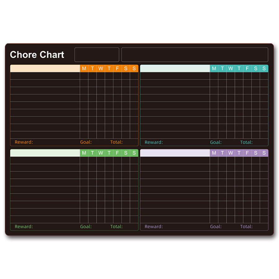 Calendar Magnetic White-board Wall Sticker Learning Schedule Refridgerator Magnets Message Board