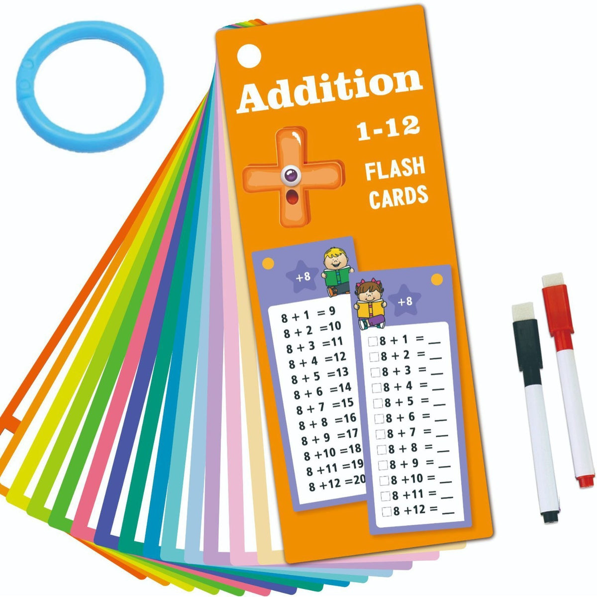 Extra Math Card 15 Math Digital Cards Addition Erasable Repeated Use Math Learning Car ...
