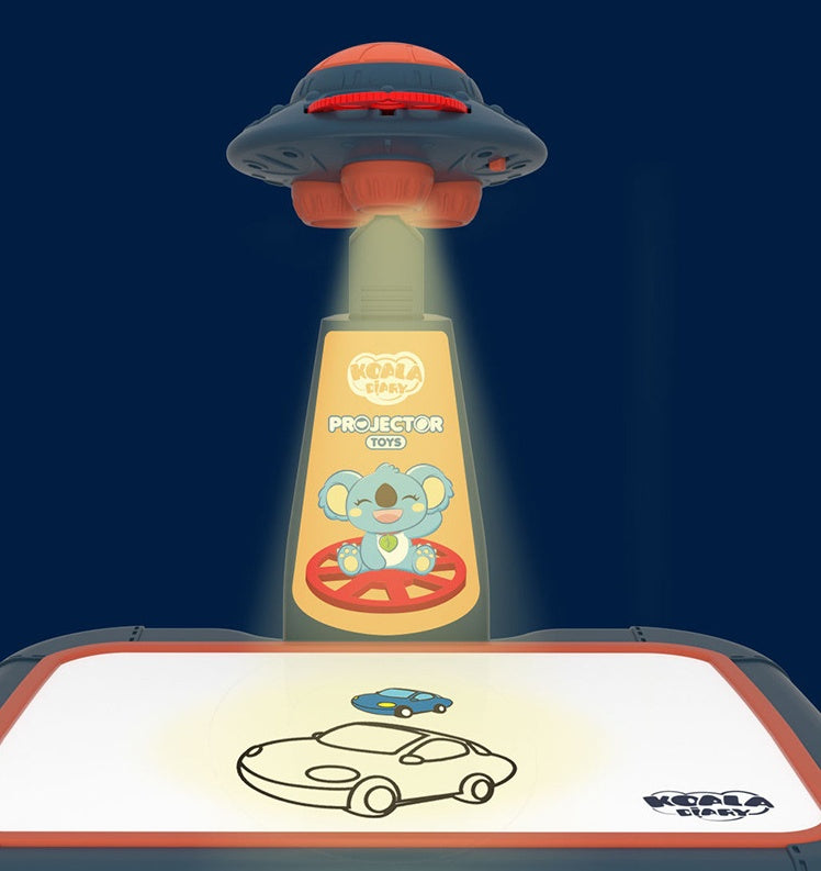 Children's  Drawing Machine Projection Suitcase