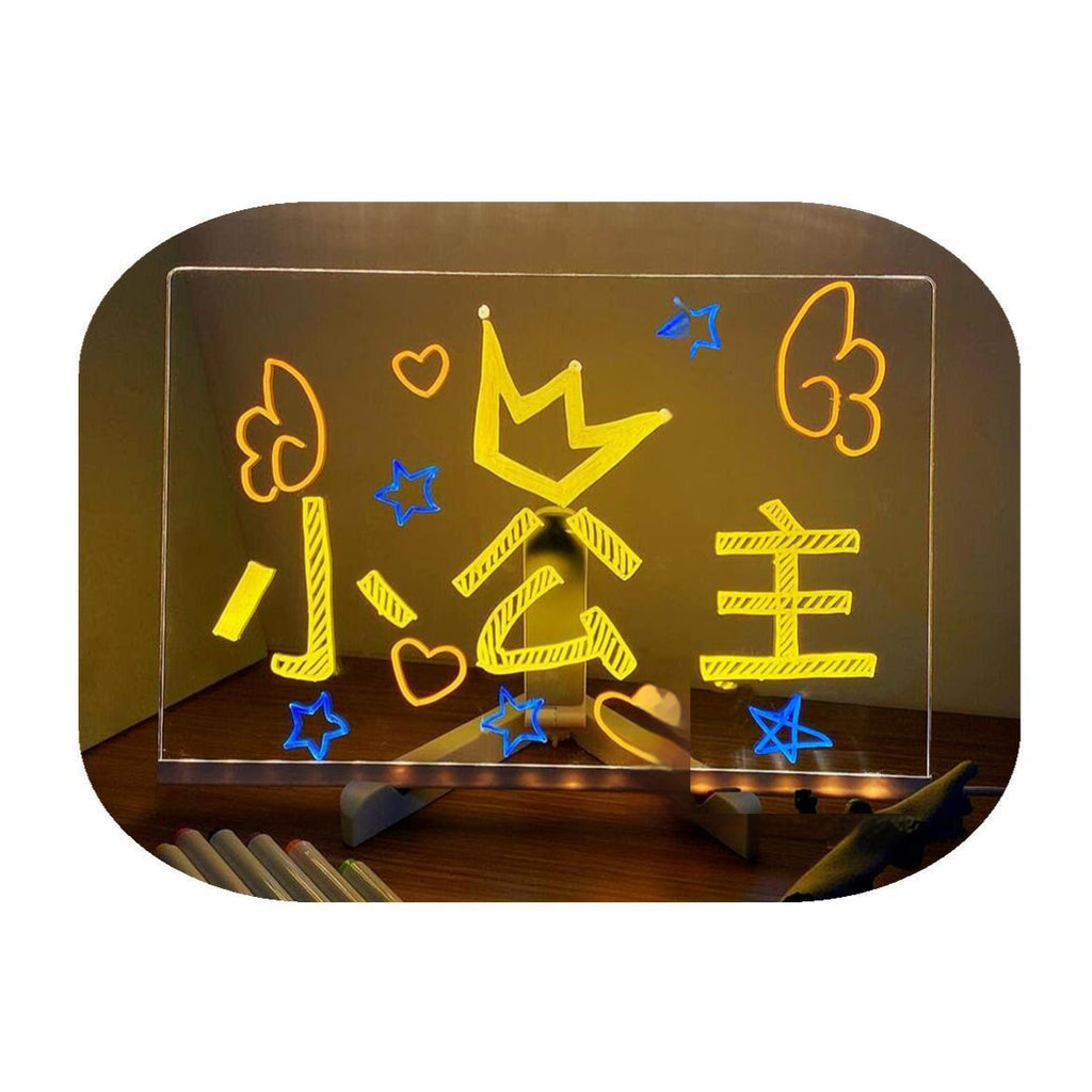 Erasable Anti-flower Drawing Luminous Hanging Fluorescent Screen