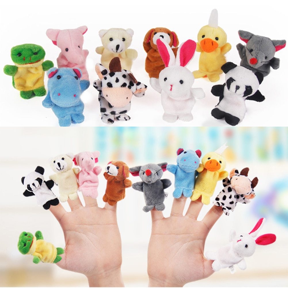 Fingers 12 Zodiac Animal Fingers Tell a Story Good Helper Puzzle Early Learning Children's Toys