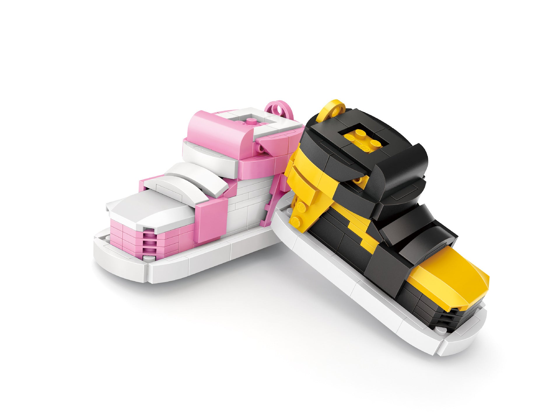 Small Particles Couple Sports Shoes Sneakers Building Block Model Toy