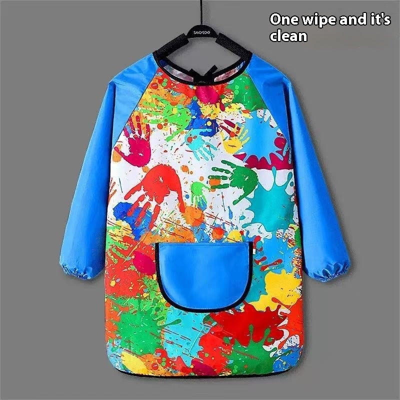 Waterproof Smock Children Art Drawing Apron