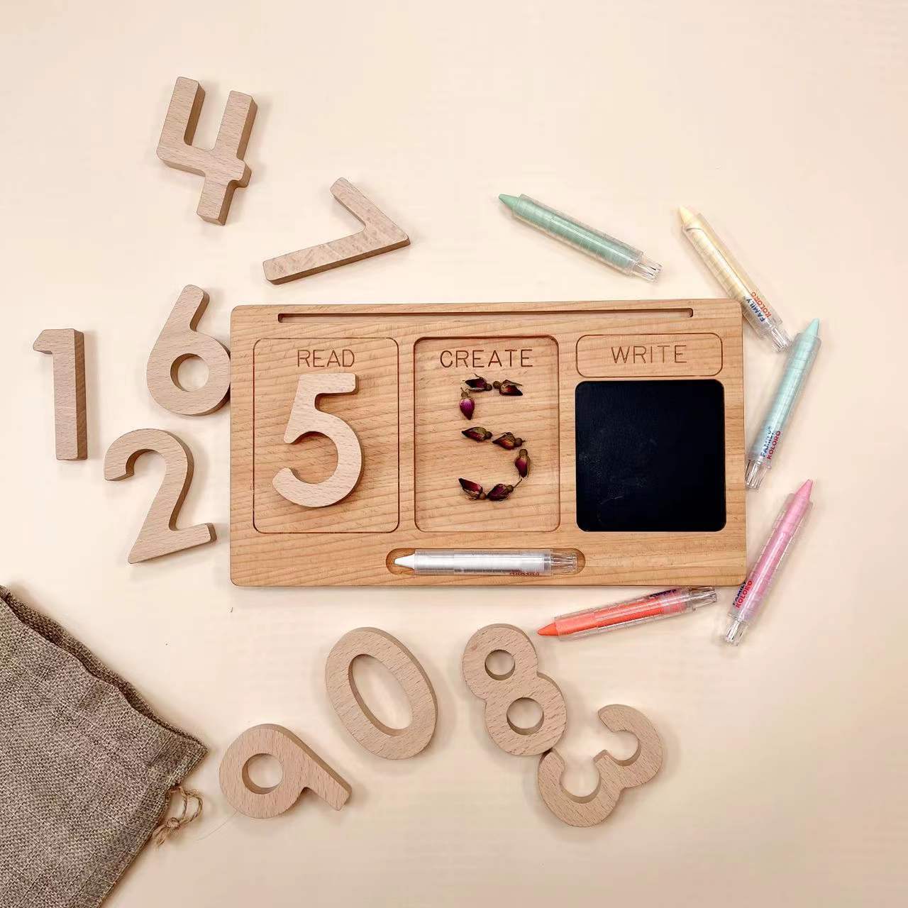 Learning Handwriting Board Small Blackboard Numbers And Awareness Cards