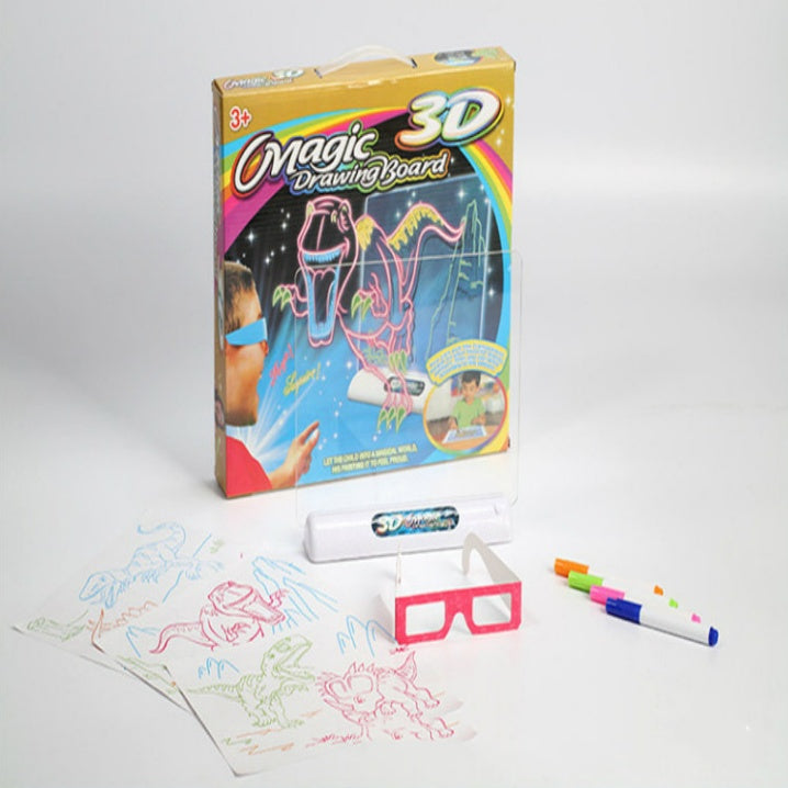 Children's Luminous 3D Drawing Writing Board