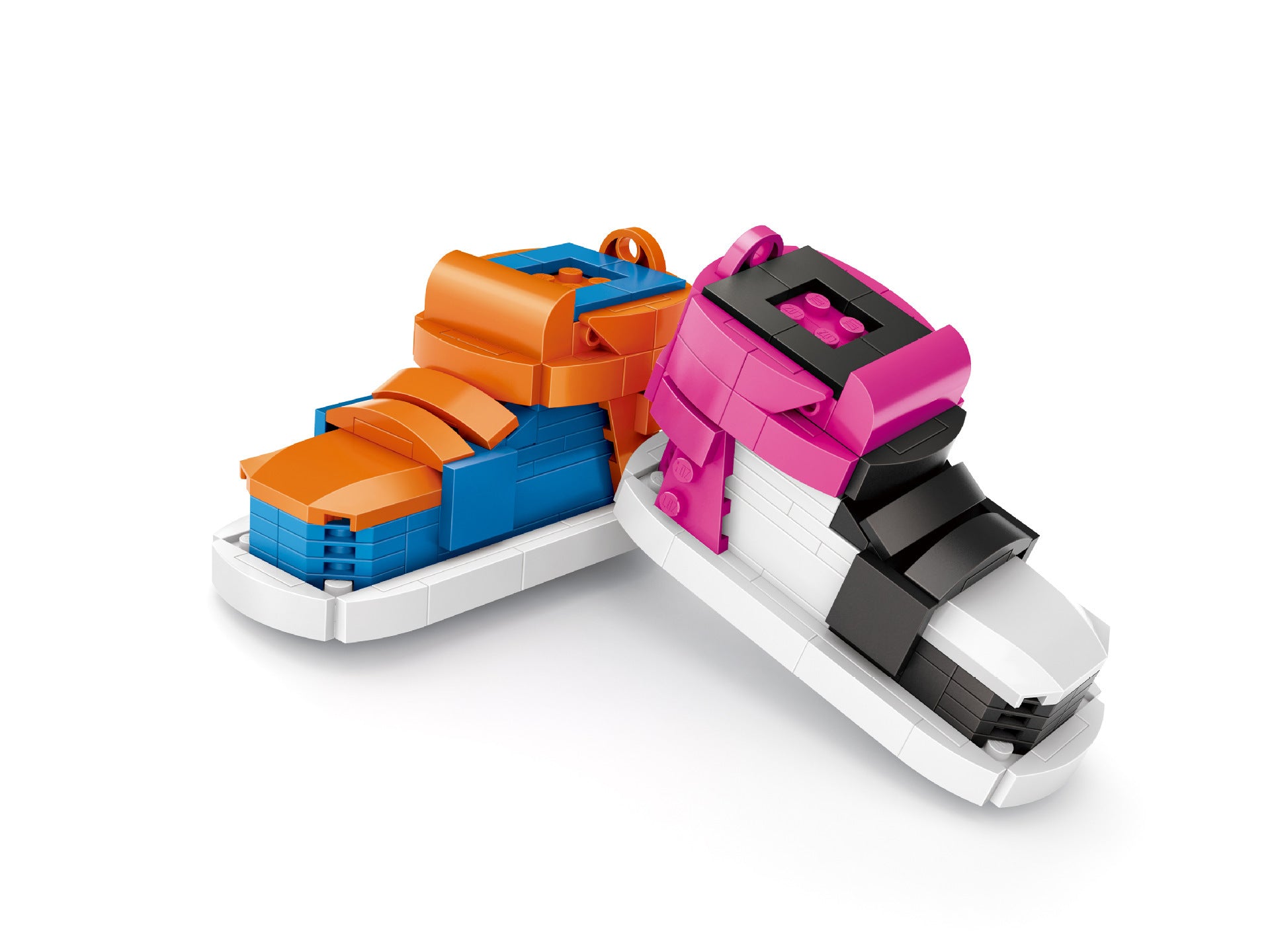 Small Particles Couple Sports Shoes Sneakers Building Block Model Toy